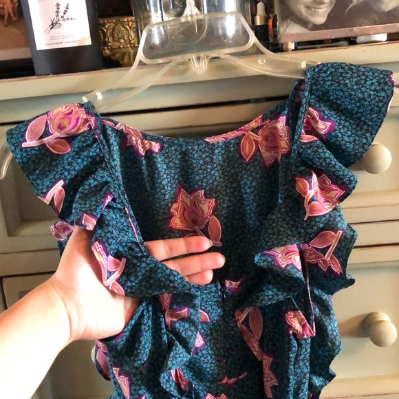 Airy summer maxi dress with floral print - Picture 5 of 7